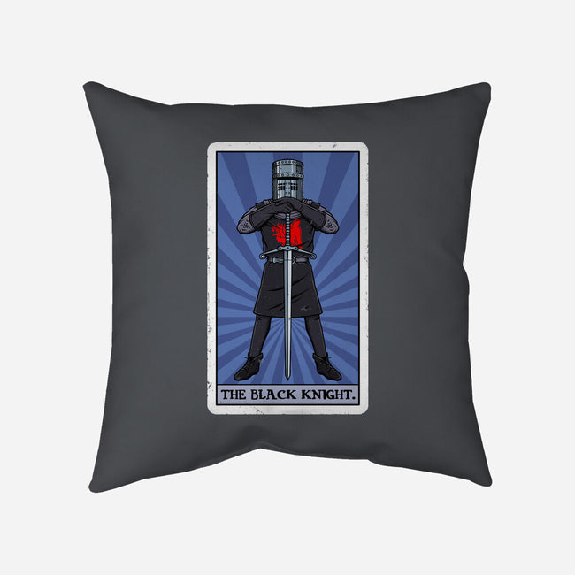 The Black Knight Tarot-None-Removable Cover w Insert-Throw Pillow-drbutler