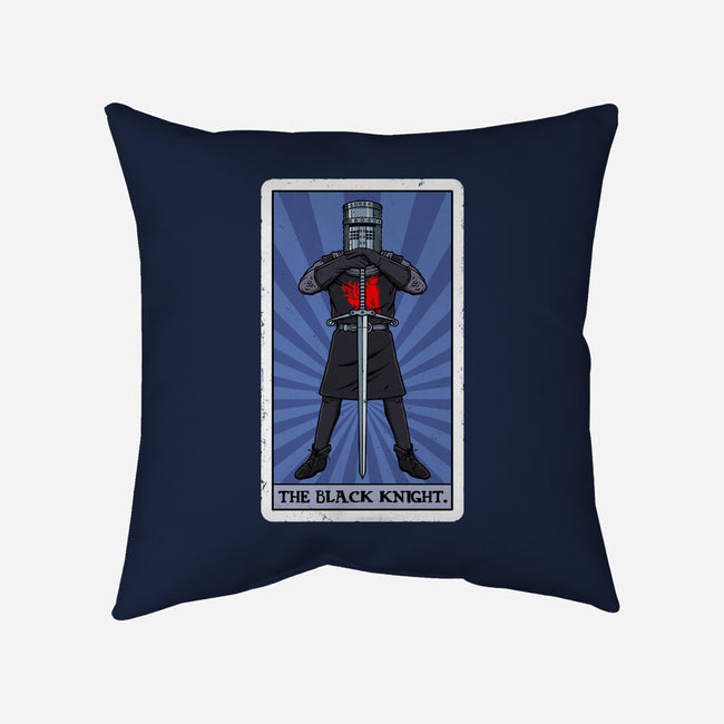 The Black Knight Tarot-None-Removable Cover w Insert-Throw Pillow-drbutler