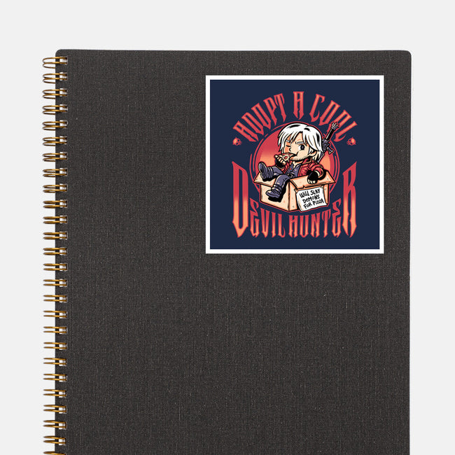 Adopt A Devil Hunter-None-Glossy-Sticker-demonigote