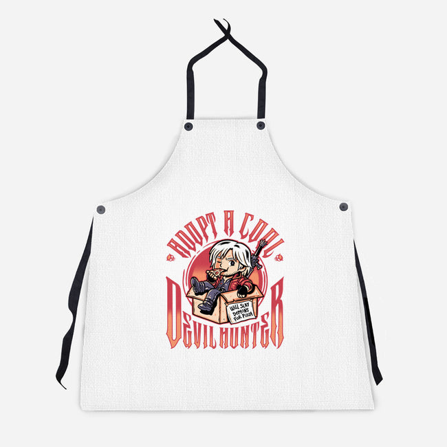 Adopt A Devil Hunter-Unisex-Kitchen-Apron-demonigote