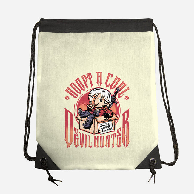 Adopt A Devil Hunter-None-Drawstring-Bag-demonigote