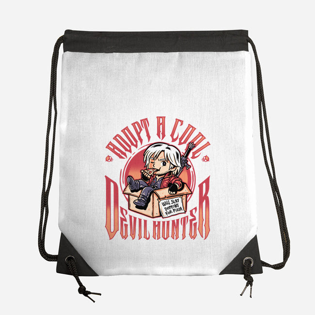 Adopt A Devil Hunter-None-Drawstring-Bag-demonigote