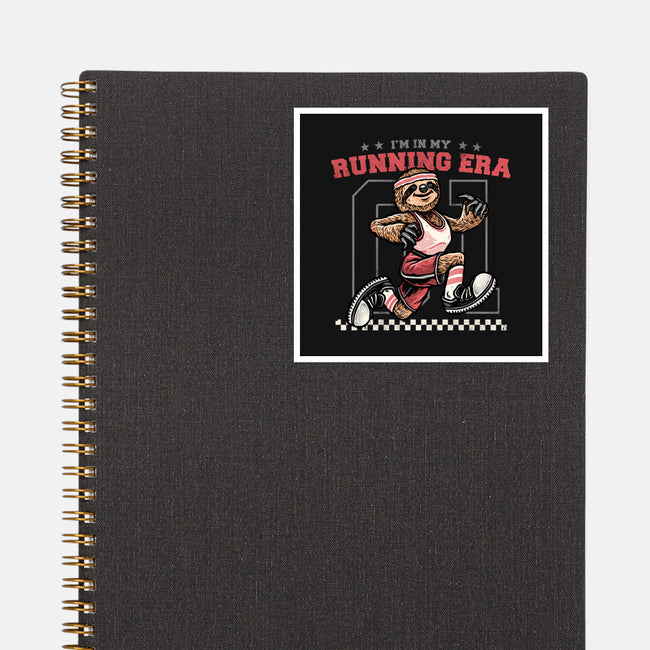 I’m In My Running Era-None-Glossy-Sticker-glitchygorilla