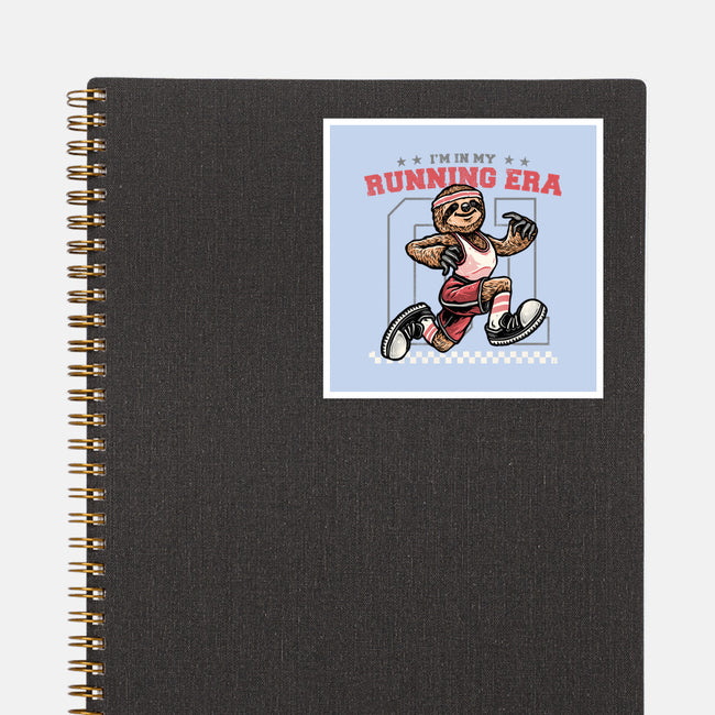 I’m In My Running Era-None-Glossy-Sticker-glitchygorilla