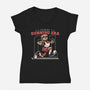 I’m In My Running Era-Womens-V-Neck-Tee-glitchygorilla