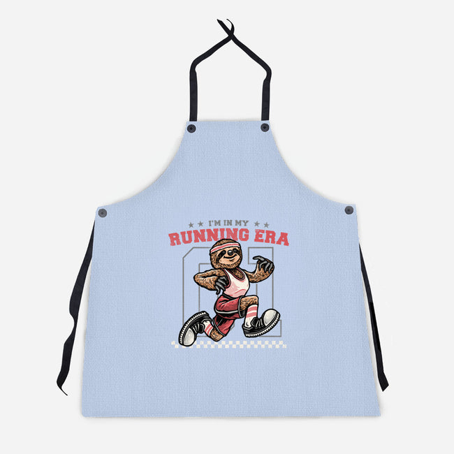 I’m In My Running Era-Unisex-Kitchen-Apron-glitchygorilla