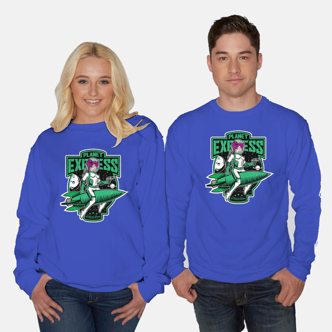 The Planet Ex Girl-Unisex-Crew Neck-Sweatshirt-SuperEdu