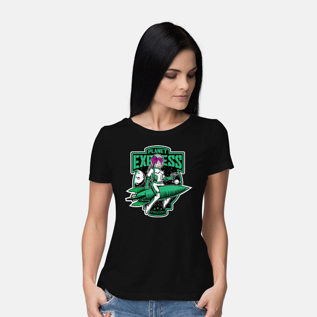 The Planet Ex Girl-Womens-Basic-Tee-SuperEdu