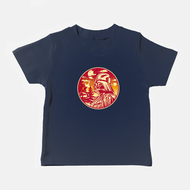 A Master Under The Sunset-Baby-Basic-Tee-SuperEdu