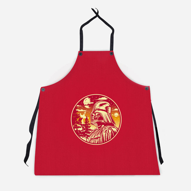 A Master Under The Sunset-Unisex-Kitchen-Apron-SuperEdu