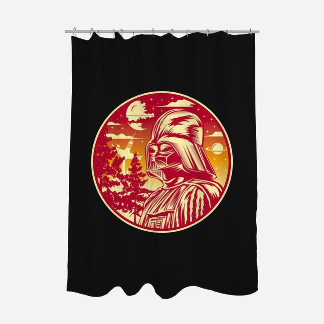 A Master Under The Sunset-None-Polyester-Shower Curtain-SuperEdu