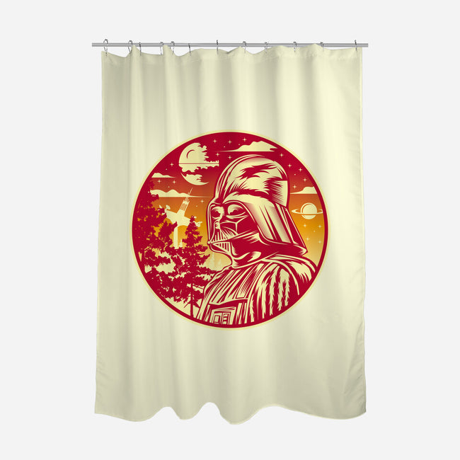 A Master Under The Sunset-None-Polyester-Shower Curtain-SuperEdu