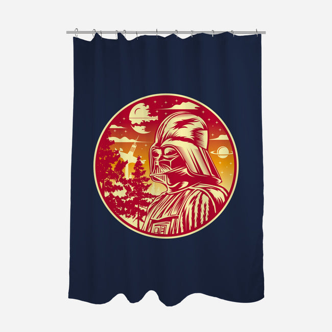 A Master Under The Sunset-None-Polyester-Shower Curtain-SuperEdu