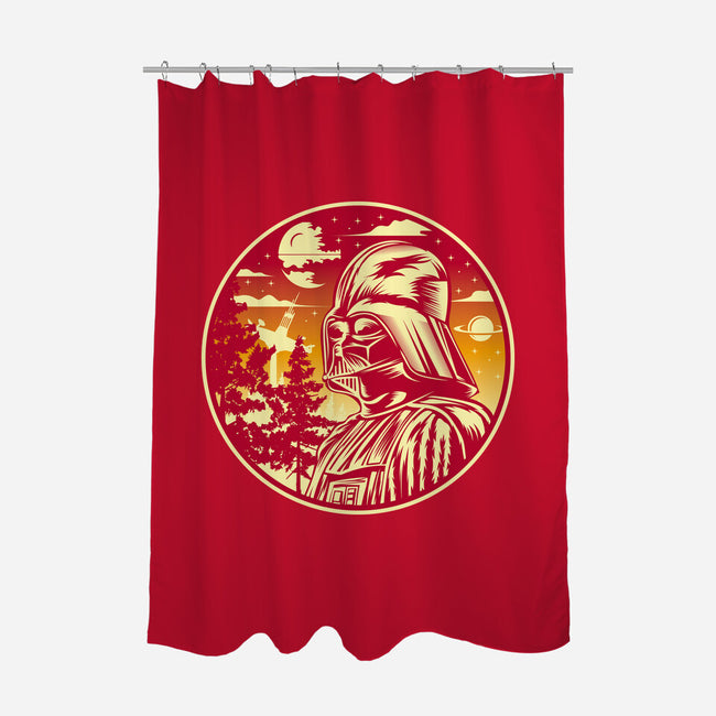 A Master Under The Sunset-None-Polyester-Shower Curtain-SuperEdu