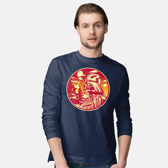 A Master Under The Sunset-Mens-Long Sleeved-Tee-SuperEdu