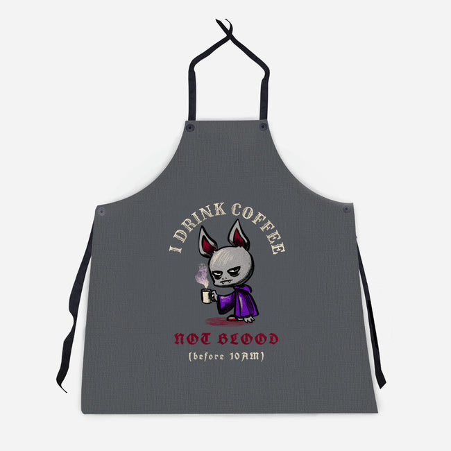 Morning Vampire Problems-Unisex-Kitchen-Apron-FunkVampire