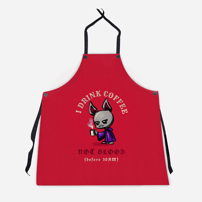 Morning Vampire Problems-Unisex-Kitchen-Apron-FunkVampire