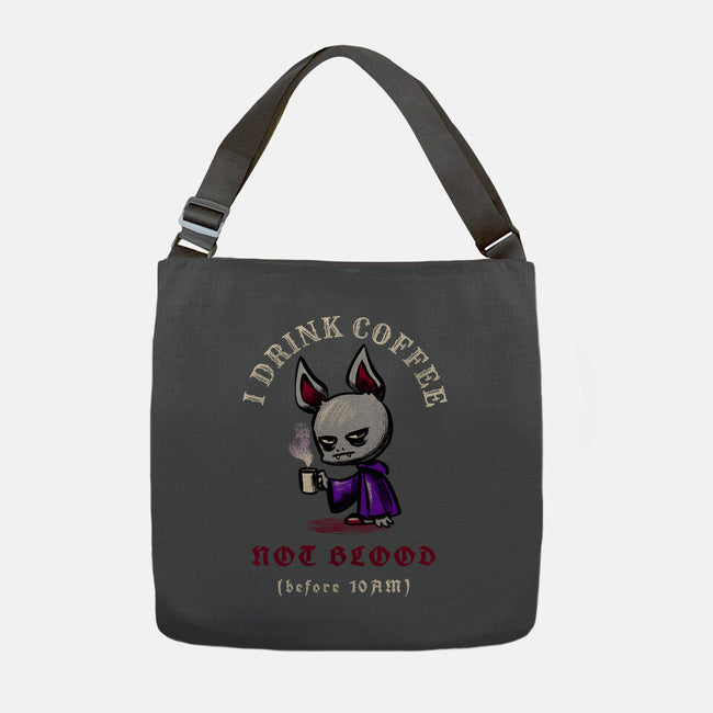 Morning Vampire Problems-None-Adjustable Tote-Bag-FunkVampire