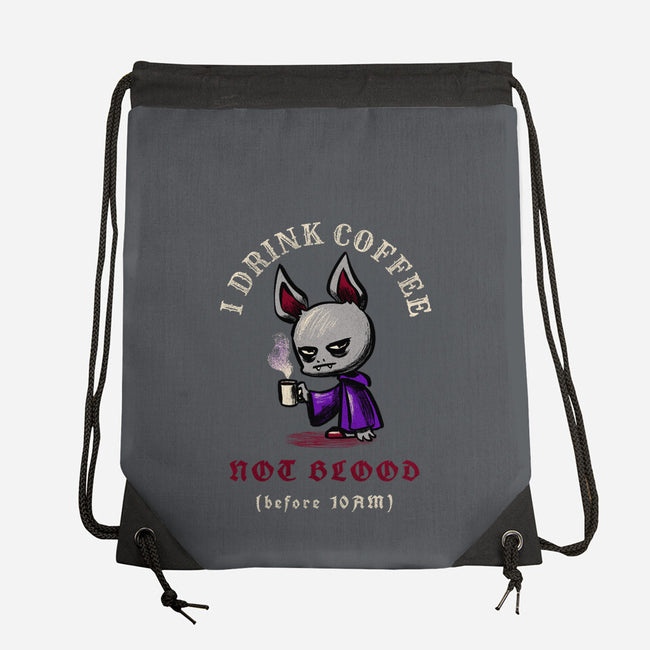 Morning Vampire Problems-None-Drawstring-Bag-FunkVampire