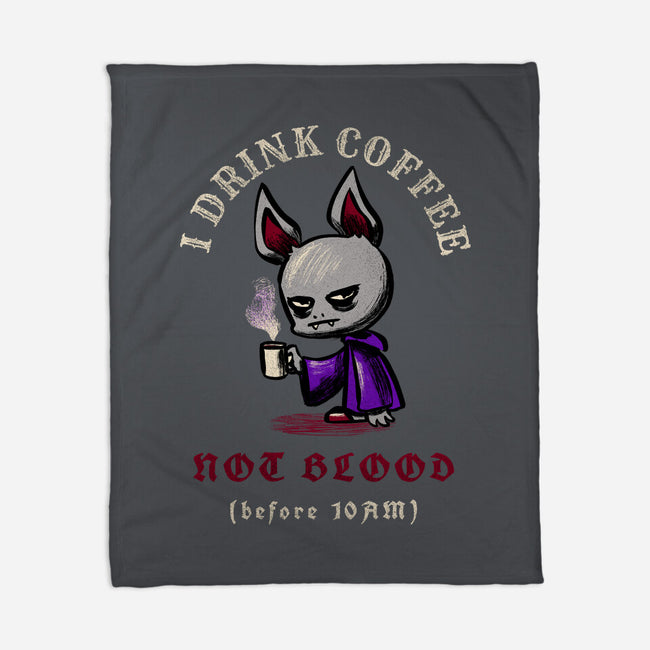 Morning Vampire Problems-None-Fleece-Blanket-FunkVampire