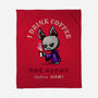 Morning Vampire Problems-None-Fleece-Blanket-FunkVampire