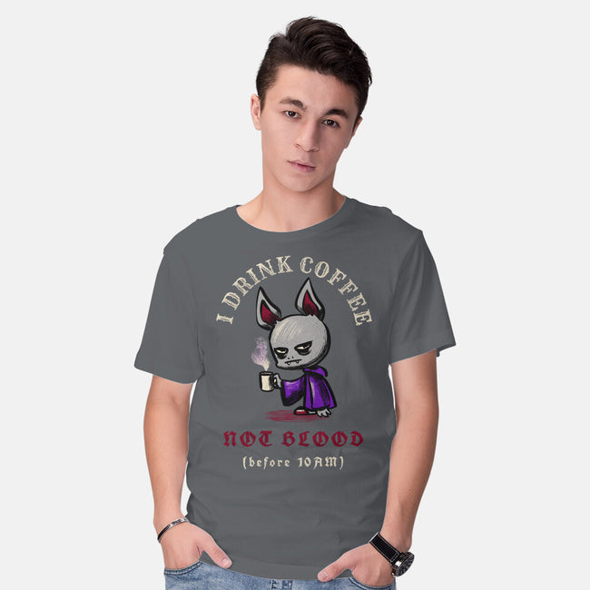 Morning Vampire Problems-Mens-Basic-Tee-FunkVampire