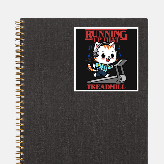 Running Up That Treadmill-None-Glossy-Sticker-Boggs Nicolas
