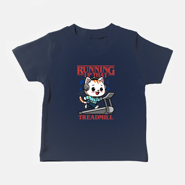 Running Up That Treadmill-Baby-Basic-Tee-Boggs Nicolas
