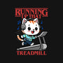 Running Up That Treadmill-None-Polyester-Shower Curtain-Boggs Nicolas