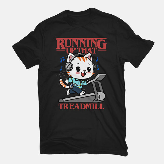 Running Up That Treadmill-Womens-Basic-Tee-Boggs Nicolas