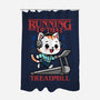 Running Up That Treadmill-None-Polyester-Shower Curtain-Boggs Nicolas