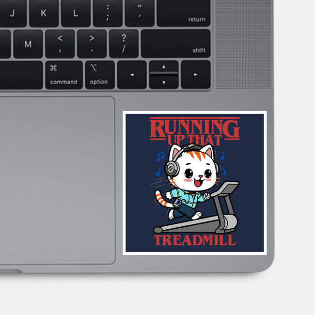 Running Up That Treadmill-None-Glossy-Sticker-Boggs Nicolas