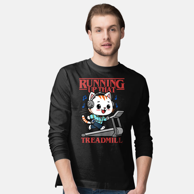 Running Up That Treadmill-Mens-Long Sleeved-Tee-Boggs Nicolas