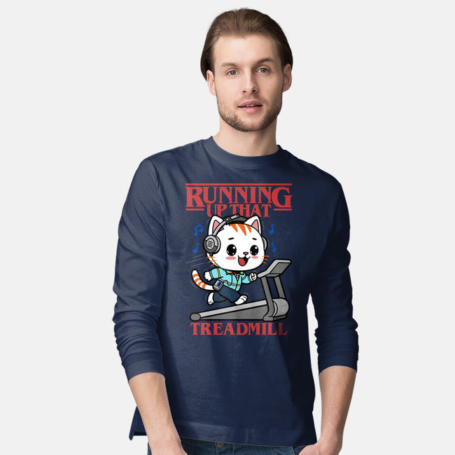 Running Up That Treadmill-Mens-Long Sleeved-Tee-Boggs Nicolas