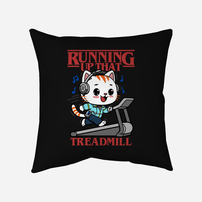 Running Up That Treadmill-None-Removable Cover w Insert-Throw Pillow-Boggs Nicolas