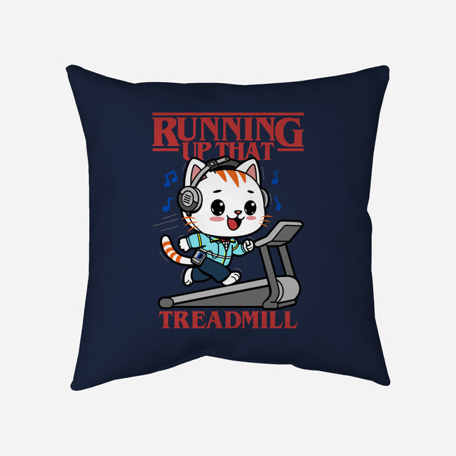 Running Up That Treadmill-None-Removable Cover w Insert-Throw Pillow-Boggs Nicolas
