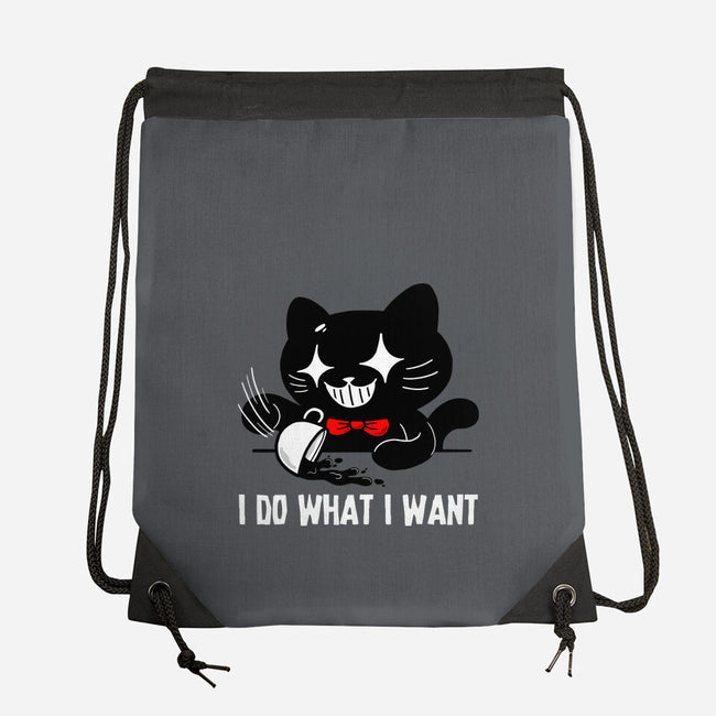 I Do What I Want Cat-None-Drawstring-Bag-krisren28