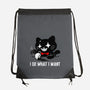 I Do What I Want Cat-None-Drawstring-Bag-krisren28