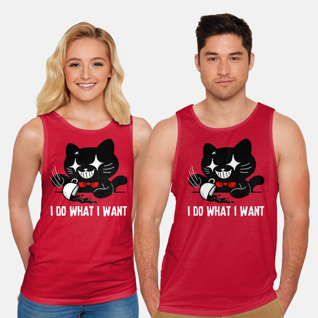 I Do What I Want Cat-Unisex-Basic-Tank-krisren28