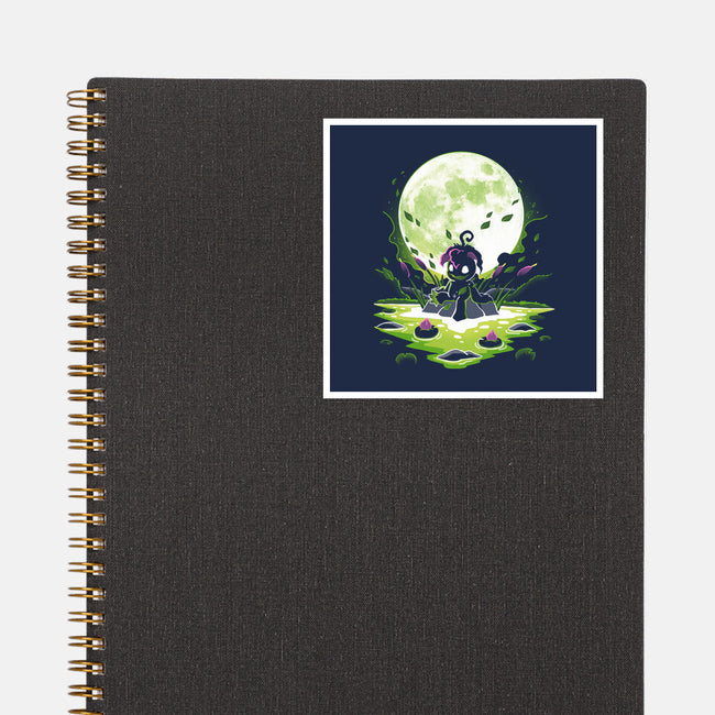 Digi Leaf Moon-None-Glossy-Sticker-Vallina84