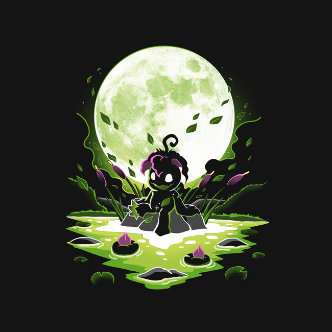 Digi Leaf Moon-Unisex-Pullover-Sweatshirt-Vallina84