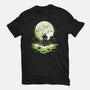 Digi Leaf Moon-Mens-Heavyweight-Tee-Vallina84
