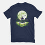Digi Leaf Moon-Mens-Heavyweight-Tee-Vallina84