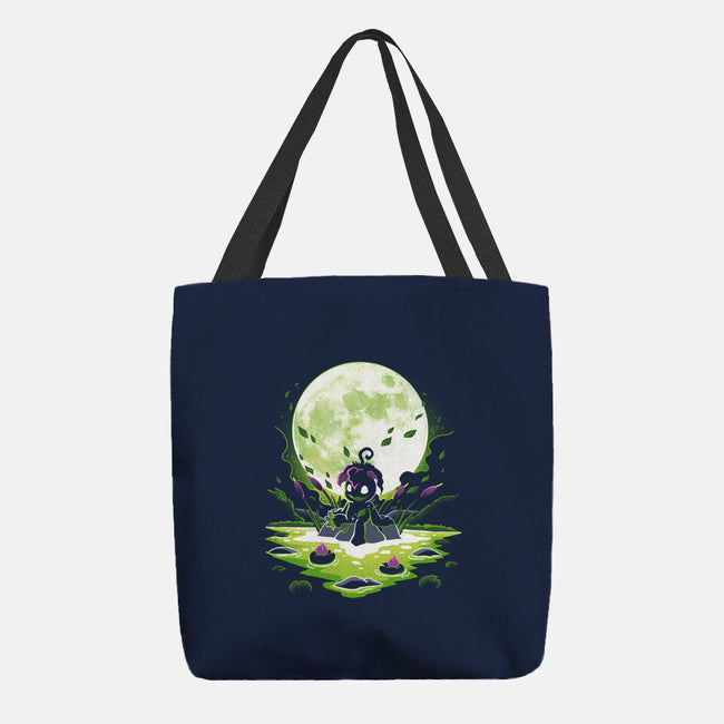 Digi Leaf Moon-None-Basic Tote-Bag-Vallina84