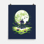 Digi Leaf Moon-None-Matte-Poster-Vallina84
