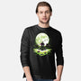 Digi Leaf Moon-Mens-Long Sleeved-Tee-Vallina84