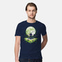 Digi Leaf Moon-Mens-Premium-Tee-Vallina84