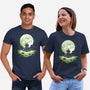 Digi Leaf Moon-Unisex-Basic-Tee-Vallina84