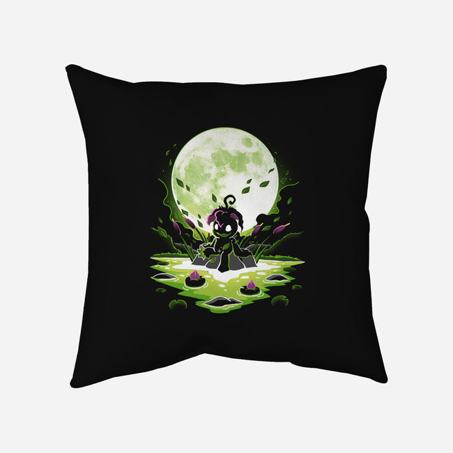 Digi Leaf Moon-None-Removable Cover w Insert-Throw Pillow-Vallina84