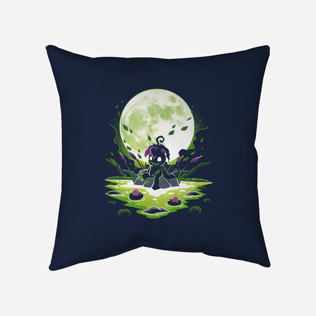 Digi Leaf Moon-None-Removable Cover w Insert-Throw Pillow-Vallina84